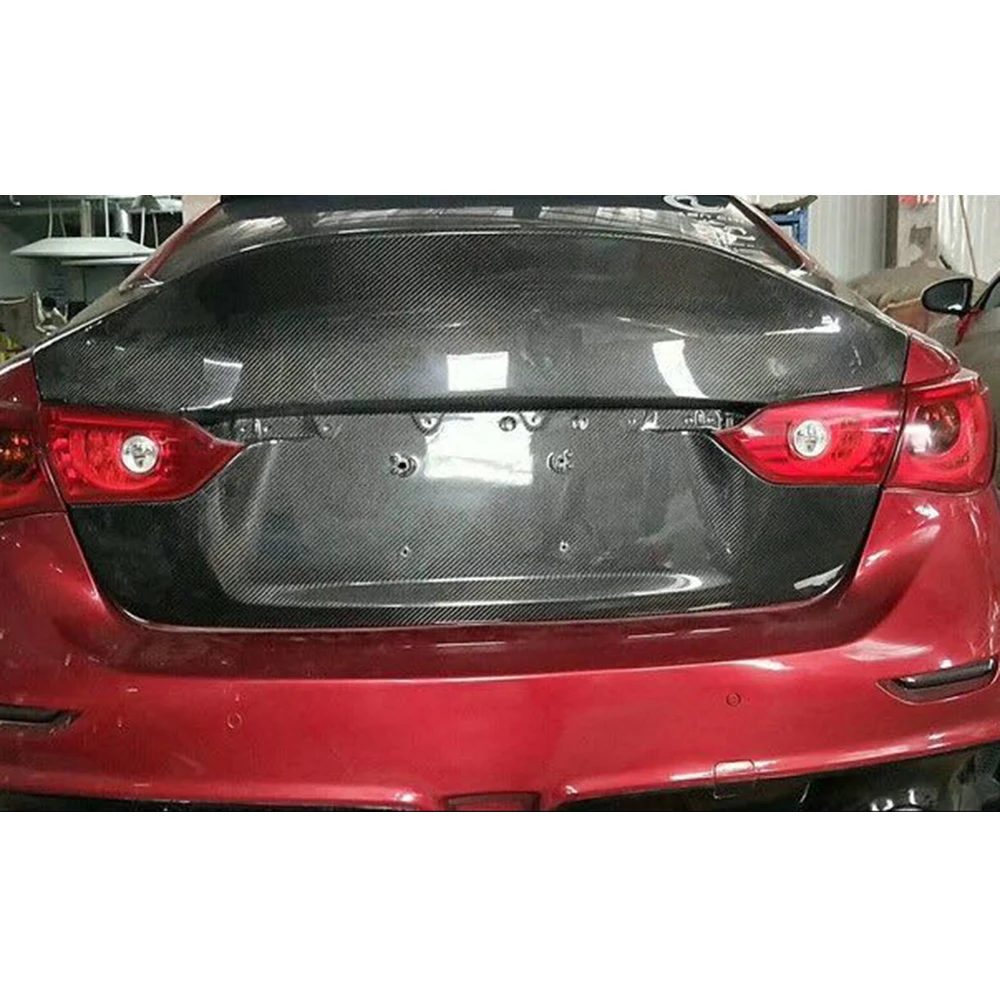 Maletero trasero fibra de carbono Finre para Infiniti Q50 2013-2016 - imagen 3
