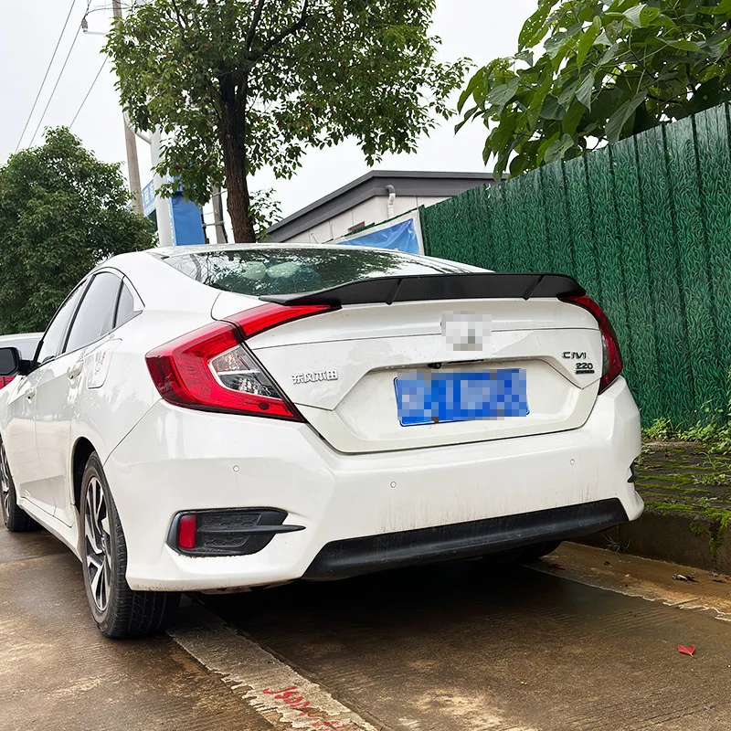 Alerón ABS negro para Honda Civic X Type R 2016-2019 - imagen 2