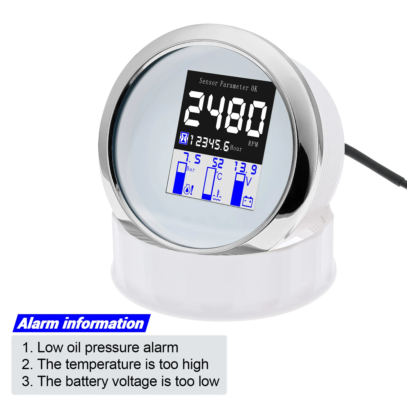 Medidor NMEA 2000 multifunción velocímetro tacómetro temperatura - imagen 5