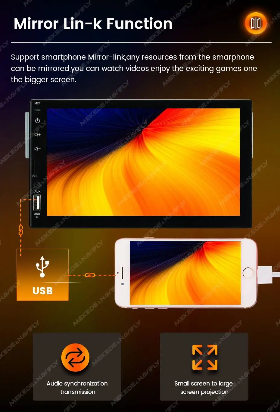 Uso cotidiano con pantalla y reproducción multimedia