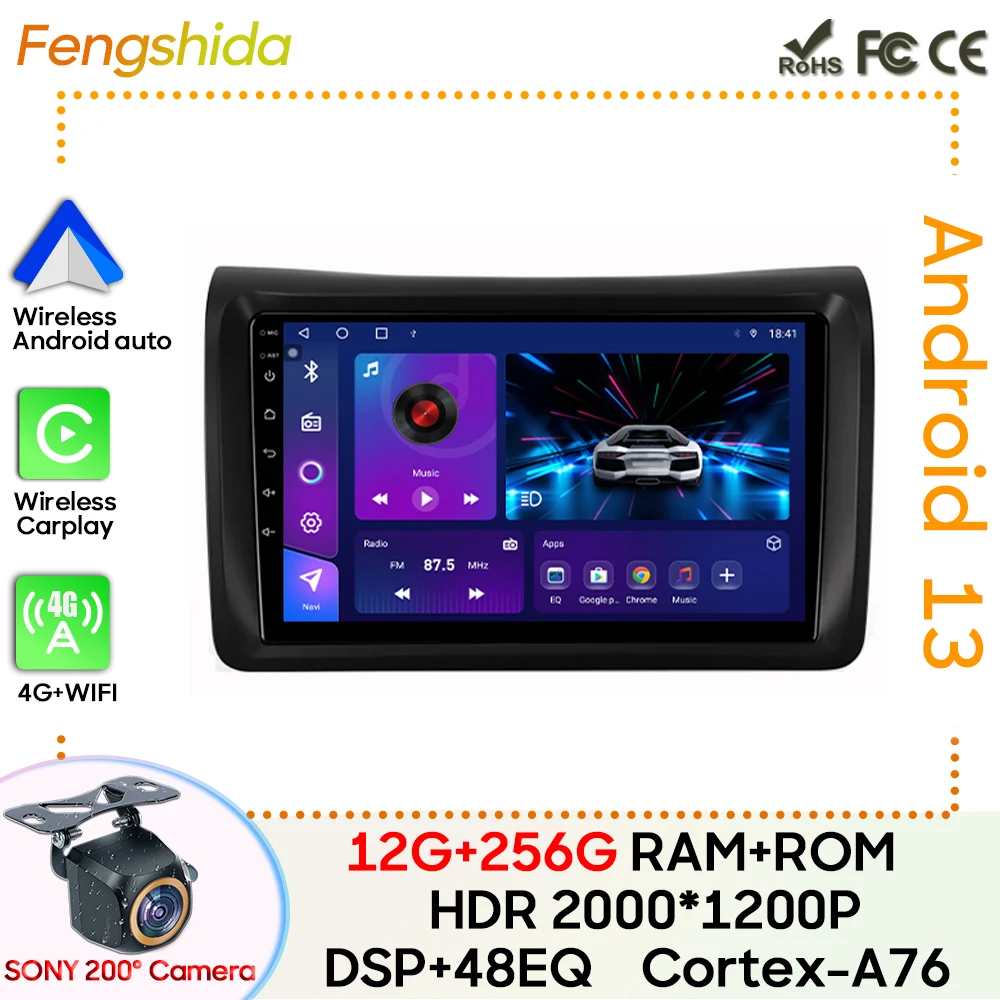 Radio CarPlay Nissan NV350 Caravan con GPS, Bluetooth y WiFi