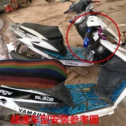 Manillar freno de disco doble ajustable para moto eléctrica