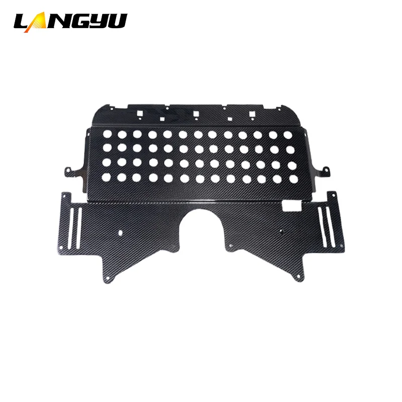 Langyu protector de carbono seco para enfriador de aceite BMW M4 G82 - imagen 3
