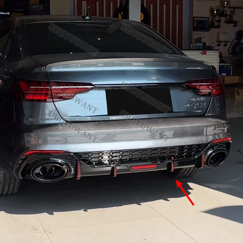 Difusor trasero para Audi A4/S4 S line Sedán 2020+ - imagen 4