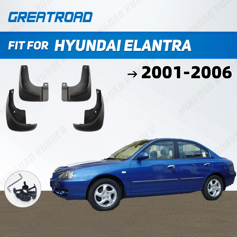 Guardabarros Hyundai Elantra 2001-2006 – Delantero izquierdo