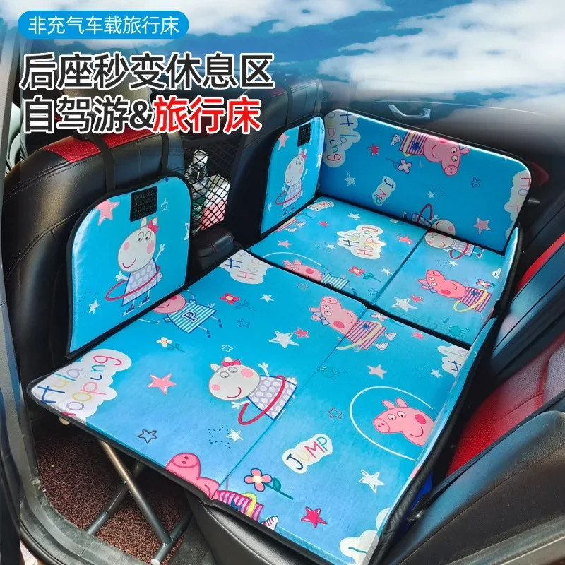 Colchón viaje coche con respaldo trasero plegable para dormir - imagen 3