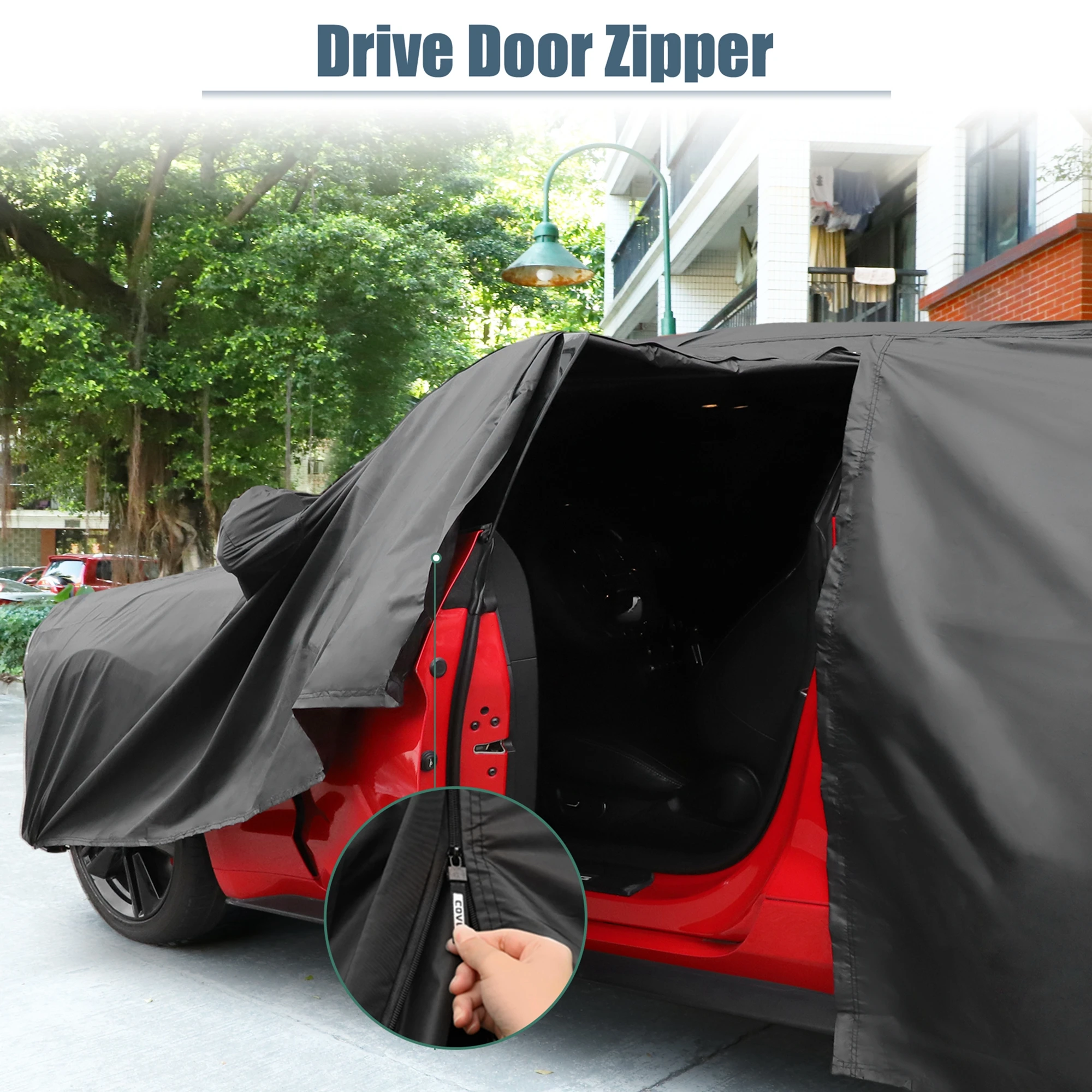 X Autohaux Funda impermeable para Dodge Challenger 2008-2023 - imagen 4