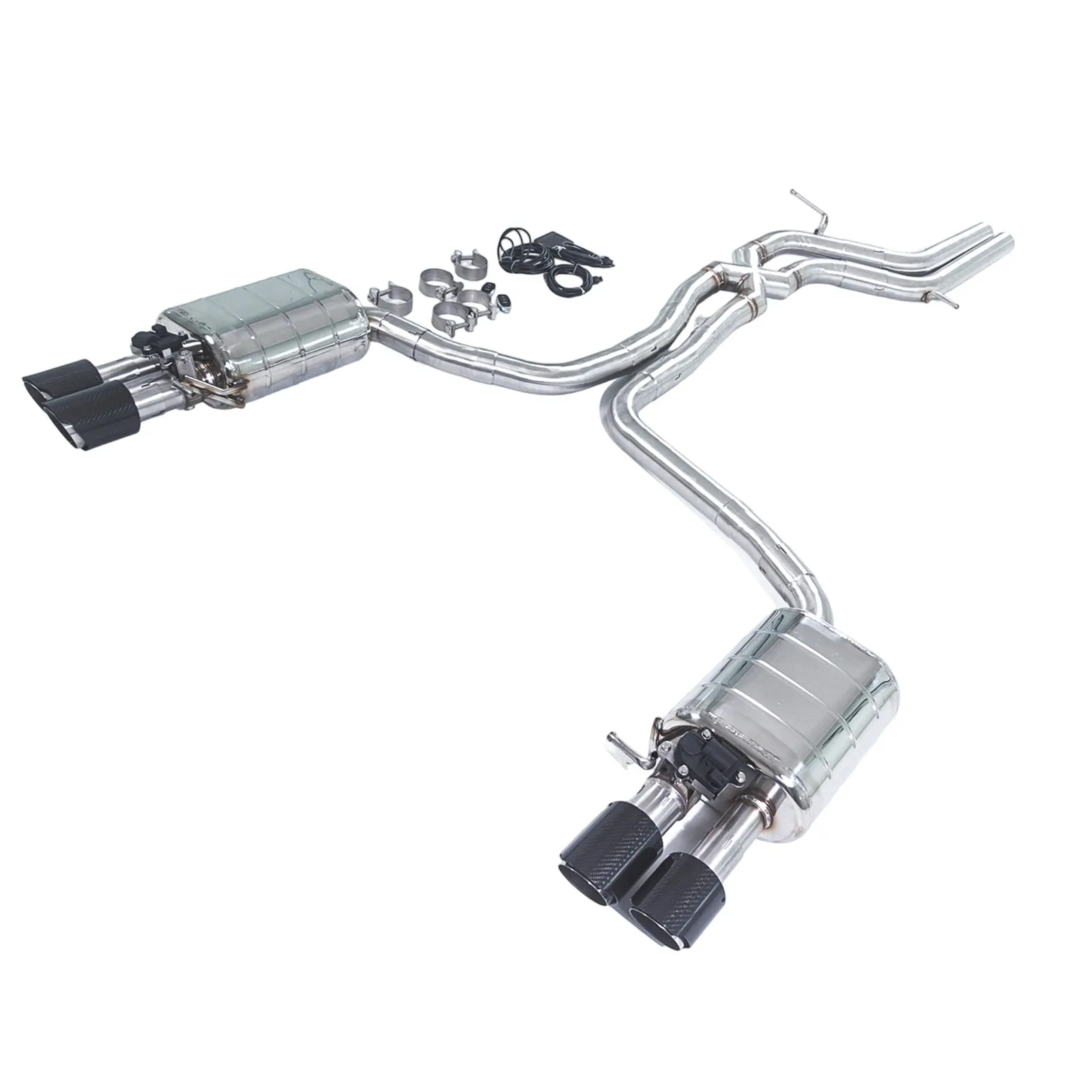 Escape catback GFC con válvulas eléctricas – Audi S5 B8 3.0 TFSI 4.2 - imagen 3
