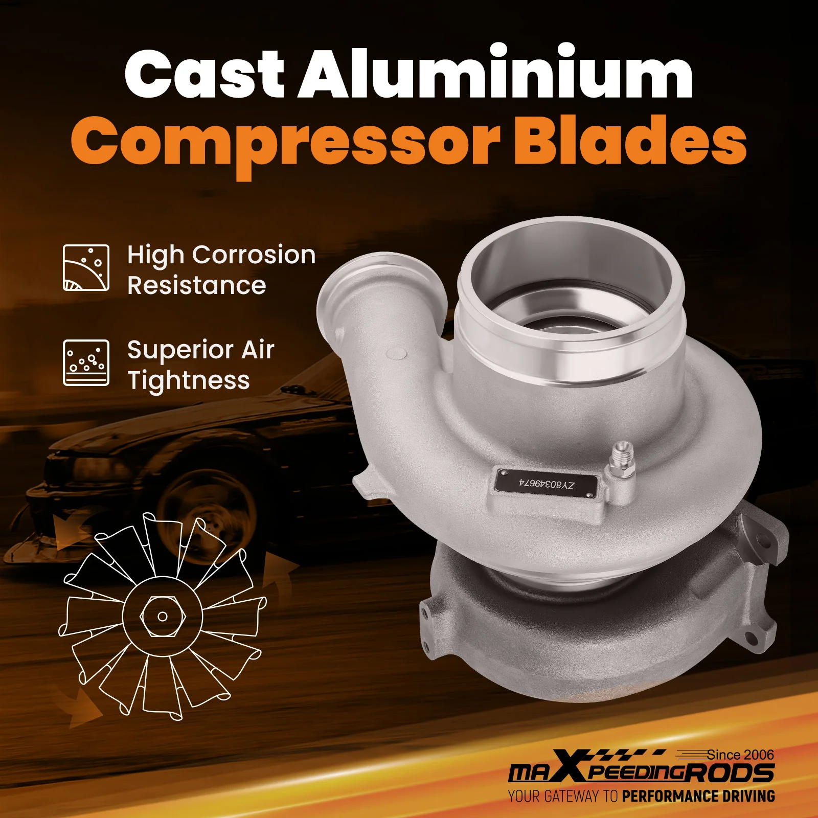 Turbocompresor HX55 Garrett para Detroit Freightliner DD15 Diesel - imagen 5