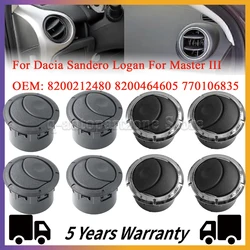 8200212480 Rejilla de aire acondicionado para Renault Duster y Dacia Sandero