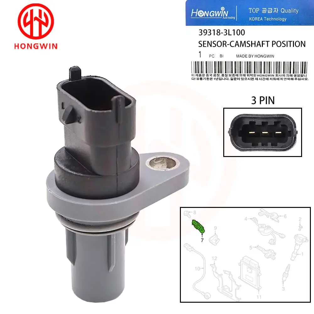 Sensor cigüeñal Hyundai Ioniq Electric 16 – 39318-3L100