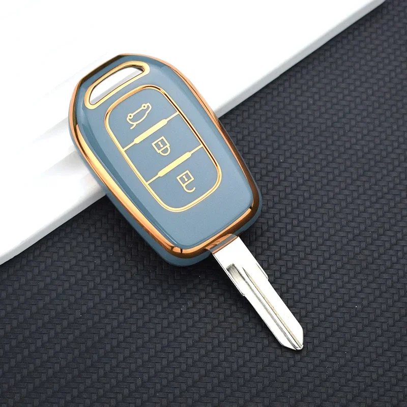 TPU Shell Fob For Renault Kwid Traffic Symbol For Dacia Sandero Logan Duster Car Remote Key Cover Case Key Protector Holder - imagen 4