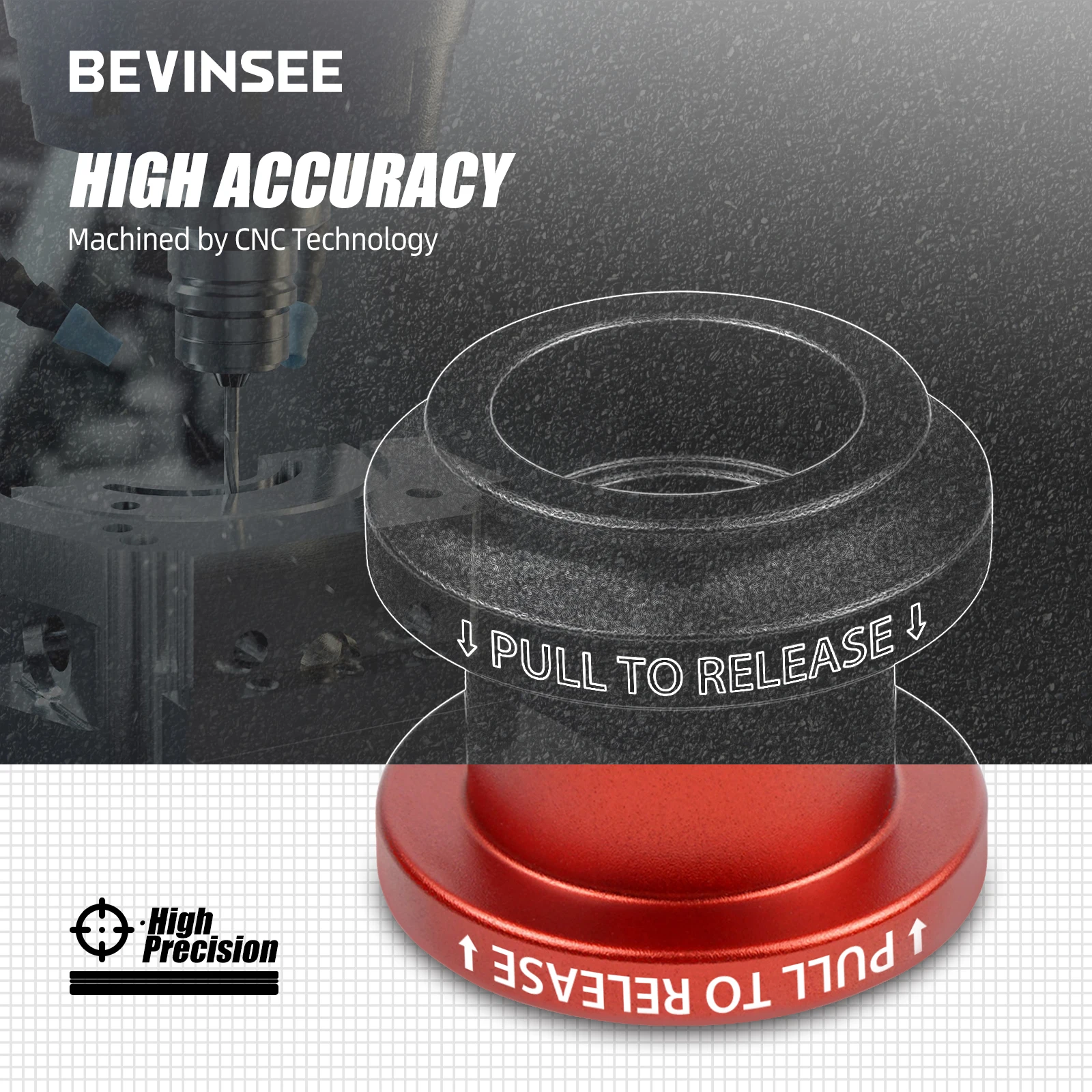 BEVINSEE Collarín de fuelle de cambio para Honda Civic Type R - imagen 4