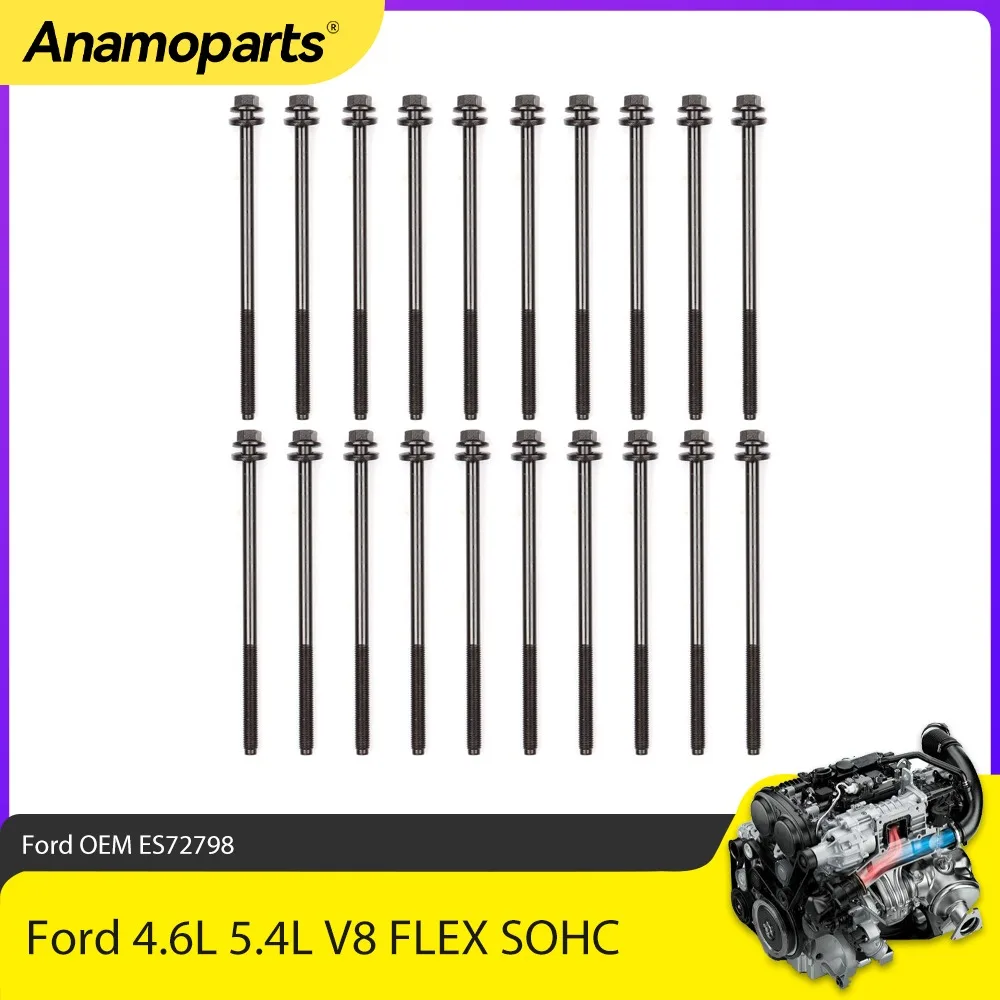 ES72798 Juego para pernos de culata Ford E-150/F-250 4.6/5.4 V8 DOHC