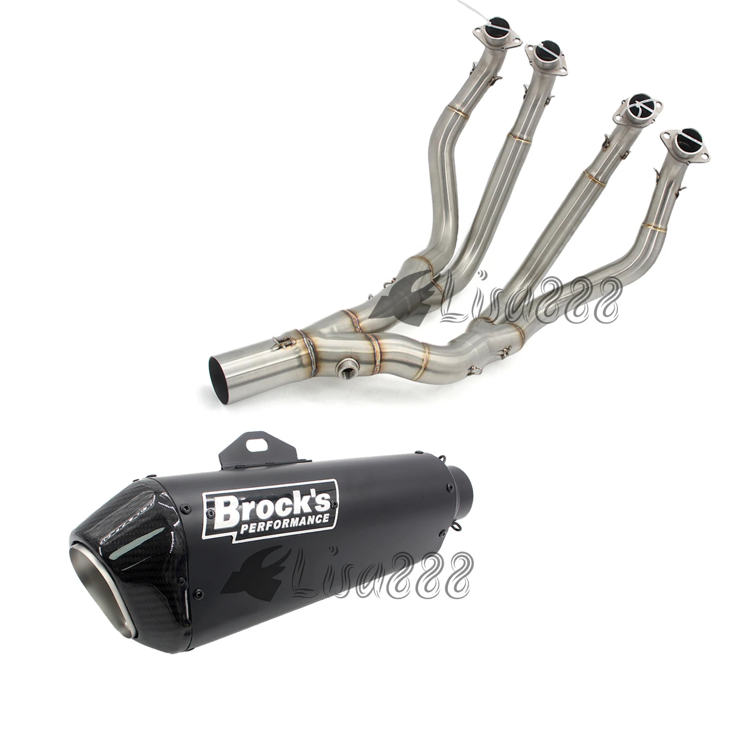 Escape slip-on fibra carbono Suzuki Hayabusa GSX1300R 2008-2020 - imagen 2