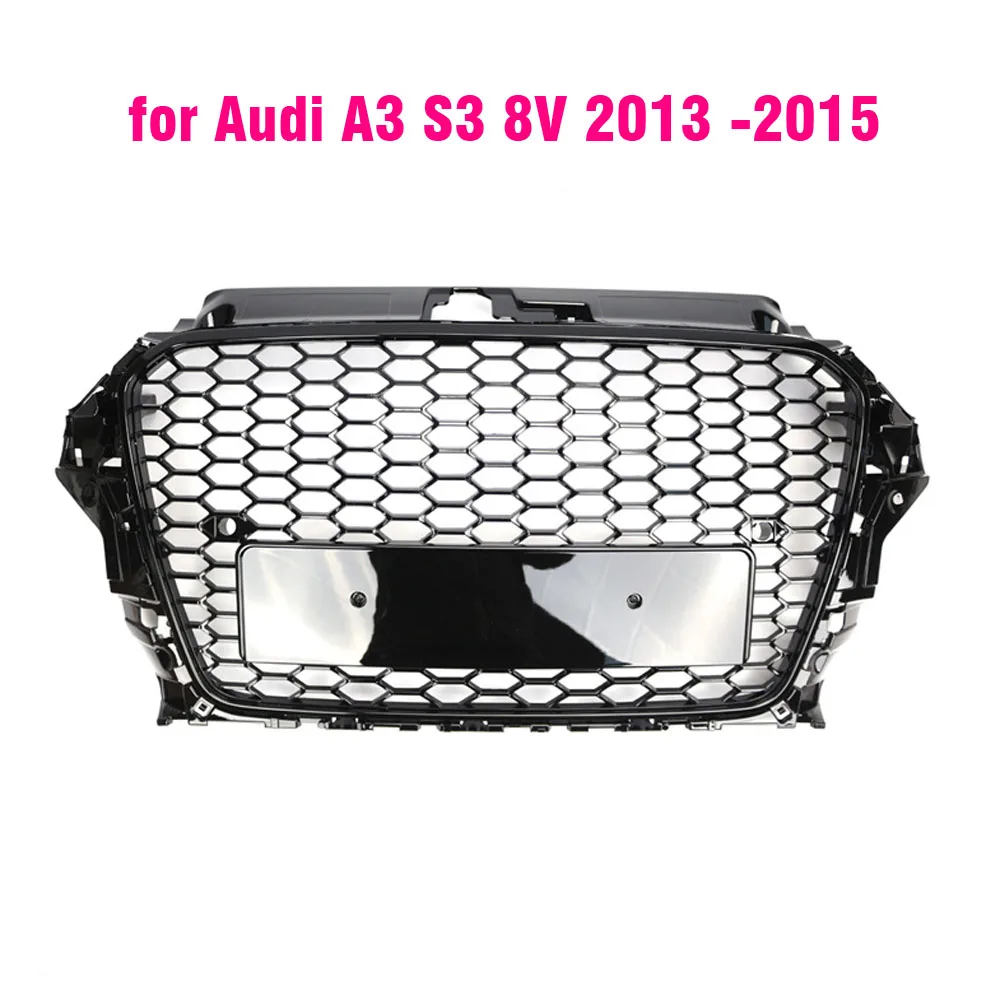 Rejilla parachoques negro brillante Audi A3 S3 8V 2013-2015