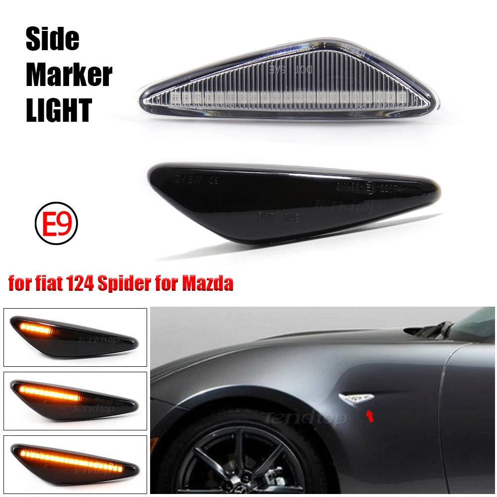 Luces de posición laterales LED secuenciales Mazda MX-5 y RX-8 - imagen 3