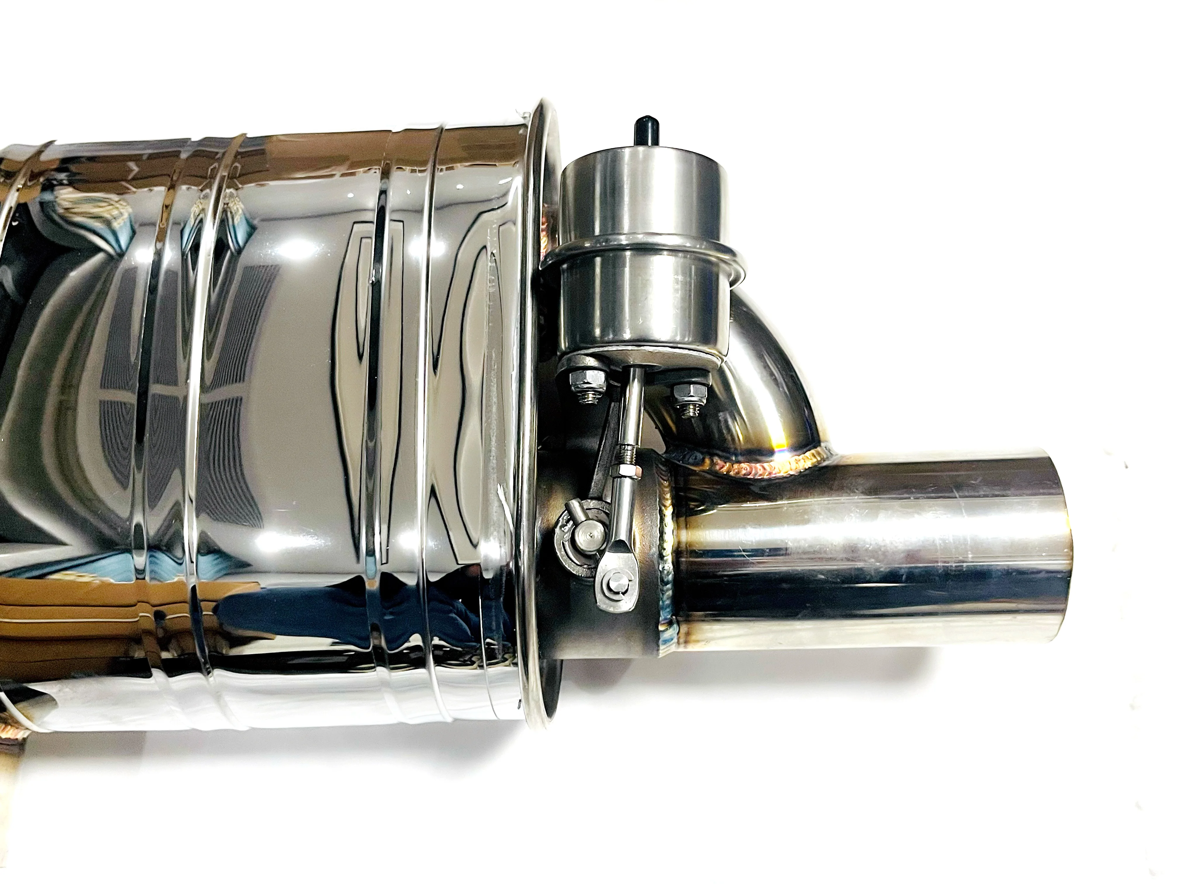 Válvula de escape eléctrica remota universal en T acero inoxidable - imagen 3