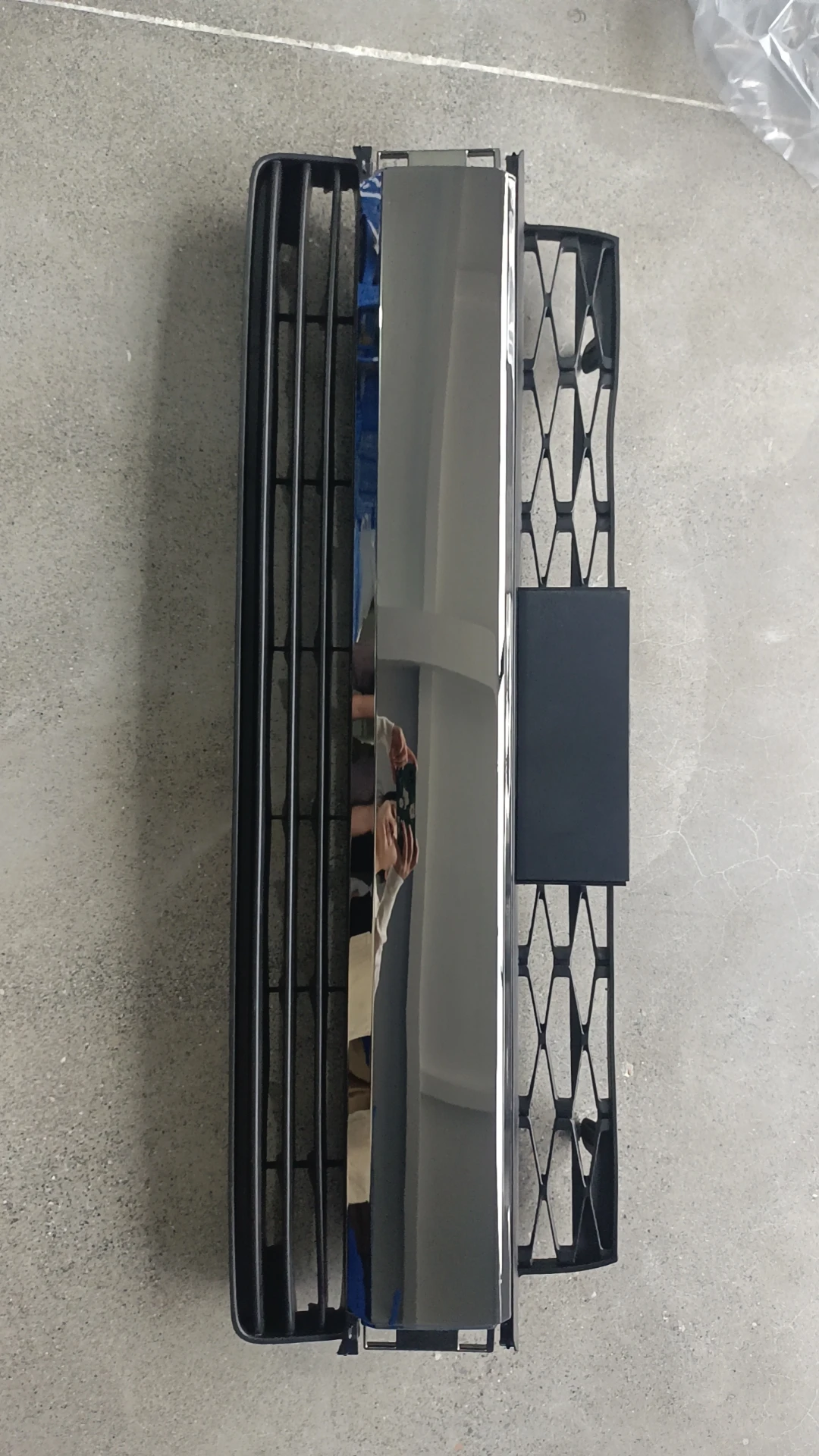 Rejilla de Parachoques Delantero Negro Cromo Negro para 4runner 2021 Limited CON Orificio RADAR - imagen 4