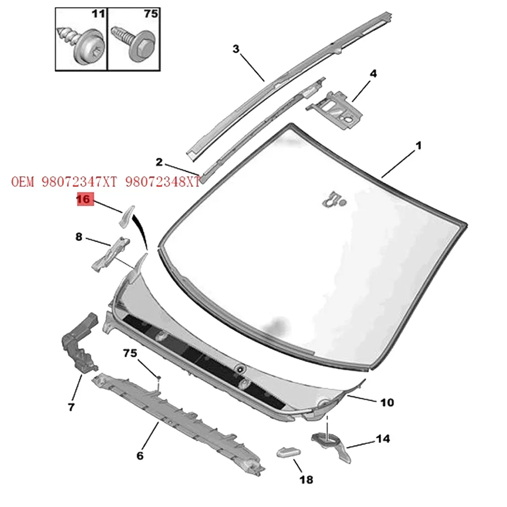 XT Paragolpes lateral derecho Peugeot 308 SW / 408