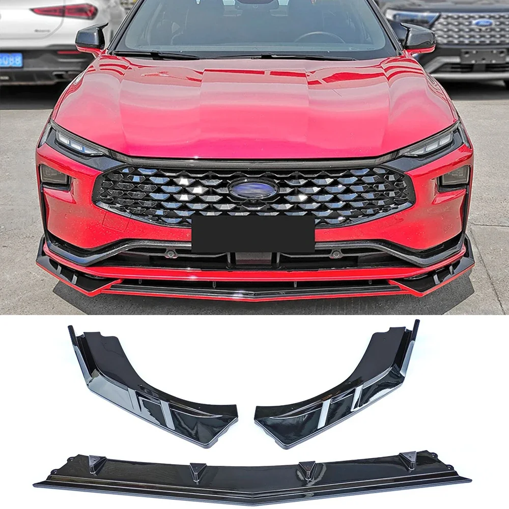 Labio delantero negro brillo para Ford Mondeo ST-Line 2020