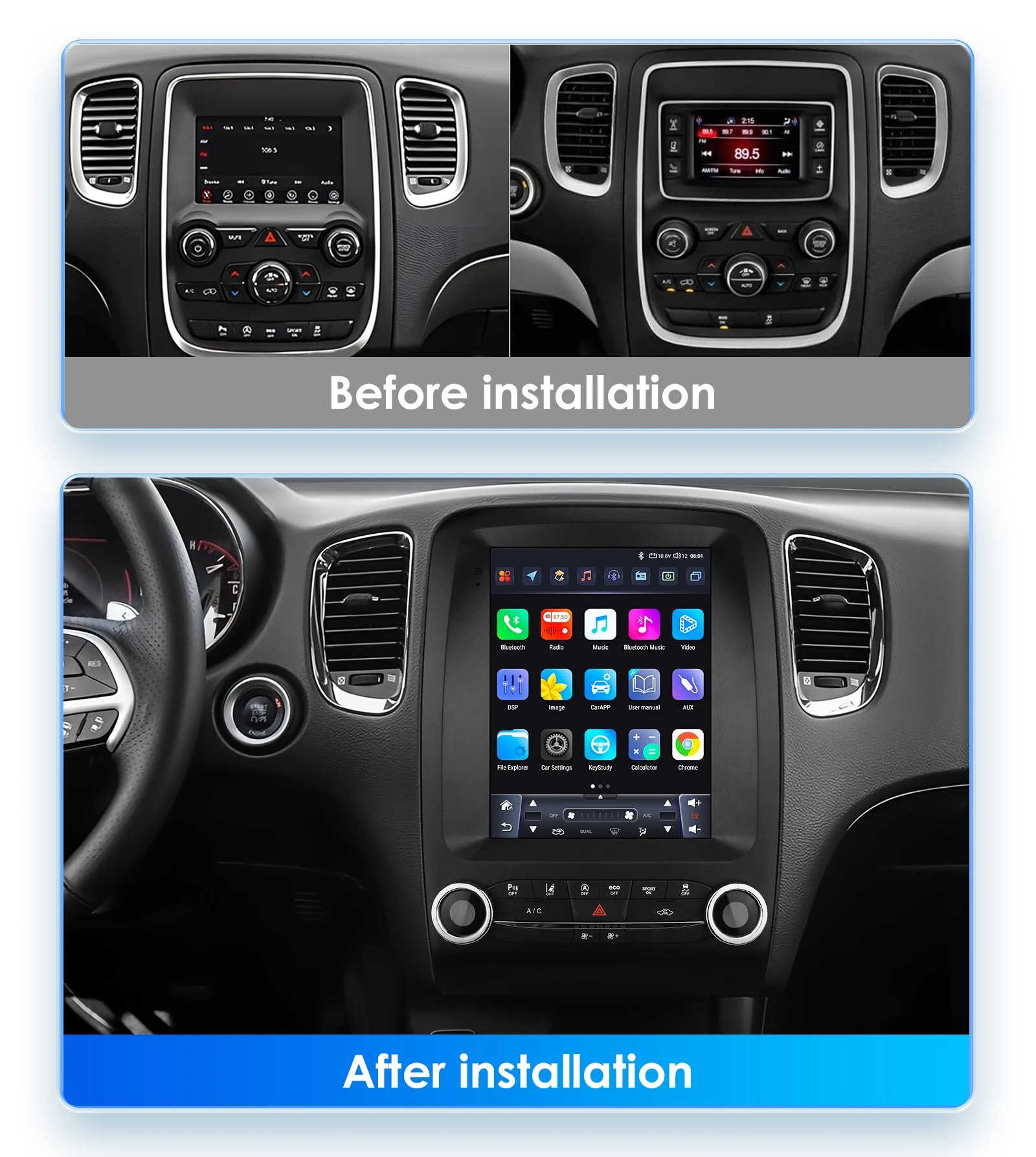 Conexiones y funciones del sistema multimedia para automóvil