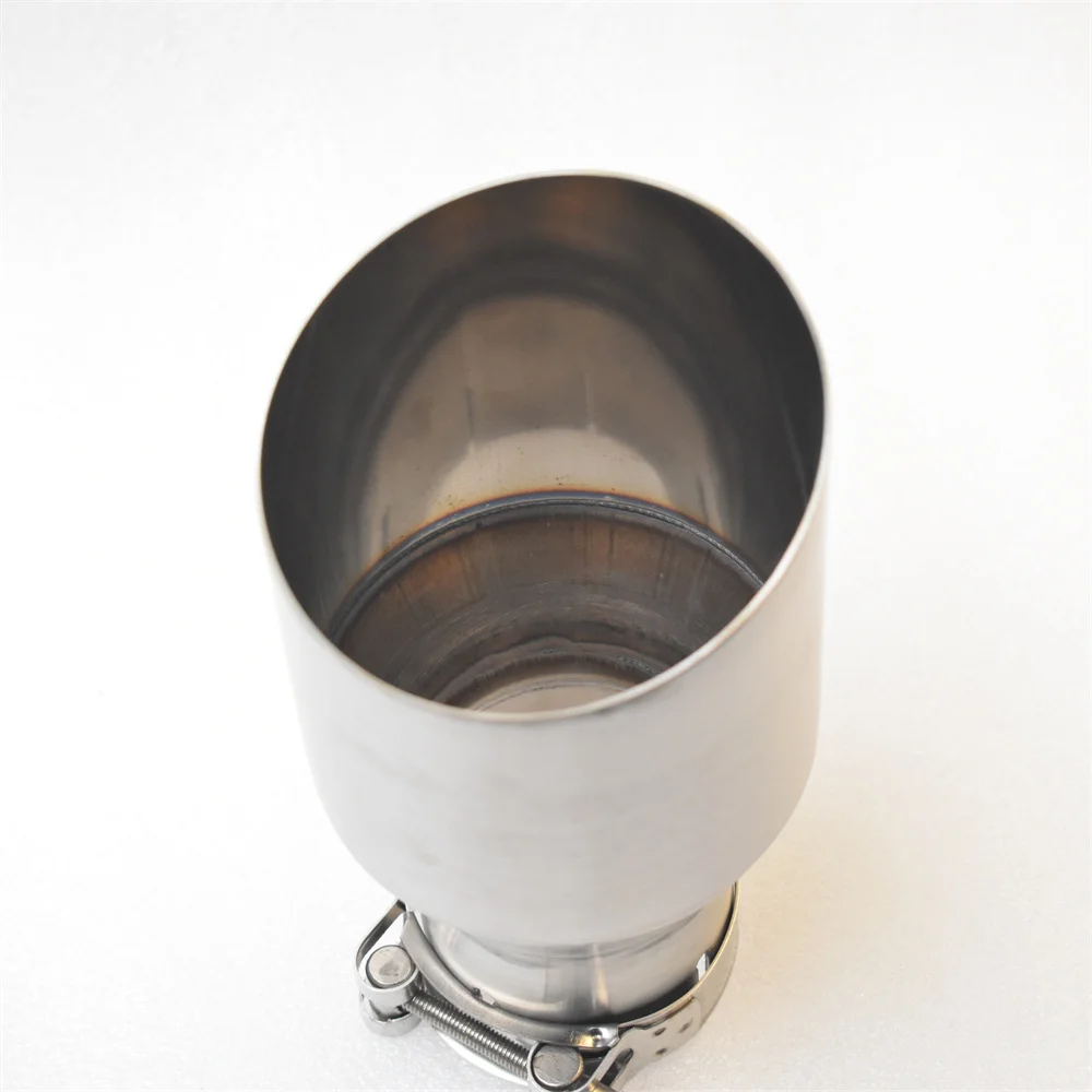 Embellecedor de Escape Universal Acero Inoxidable 304 Acabado Mate Cepillado - imagen 5