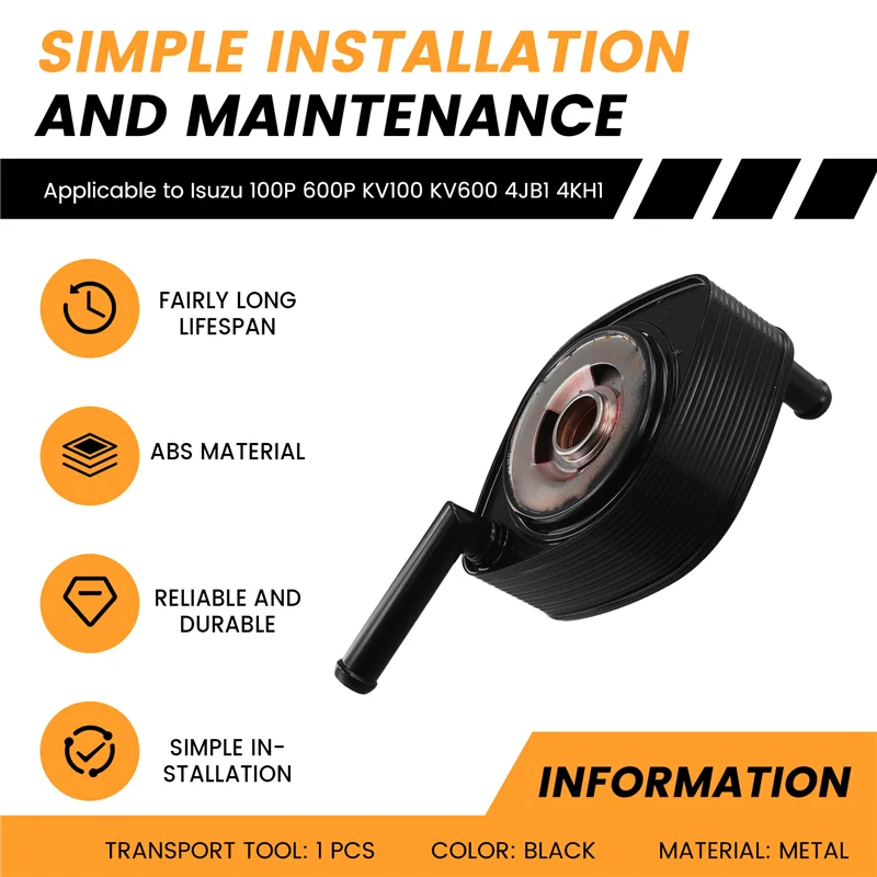 Enfriador de aceite para motor Isuzu 4JB1 y 4KH1 - imagen 3