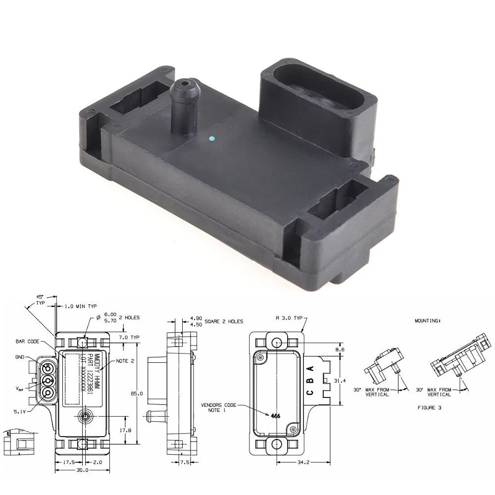 Aplicaciones del sensor MAP OEM 16040749