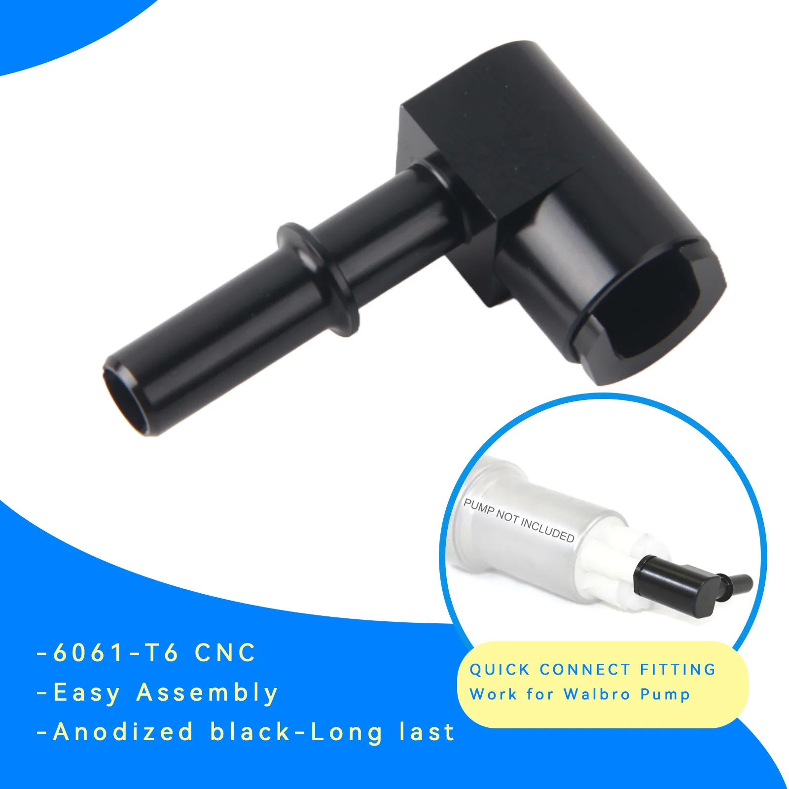 Accesorio mecanizado en aluminio 6061-T6