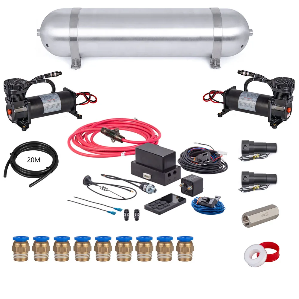 Kit de suspensión neumática universal con controlador electrónico