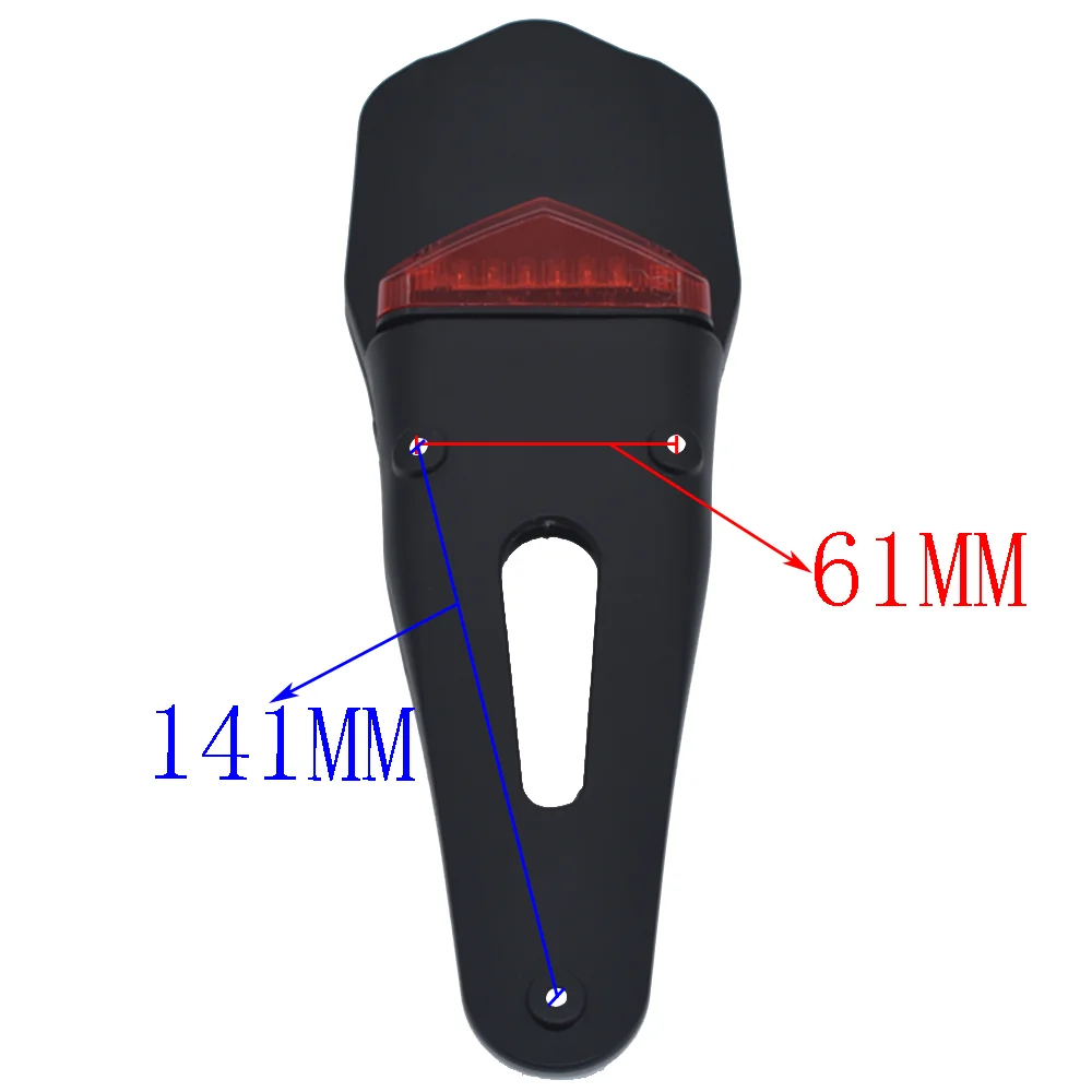 Guardabarros trasero con luz LED para Pit Bike 150 a 250 CC - imagen 5