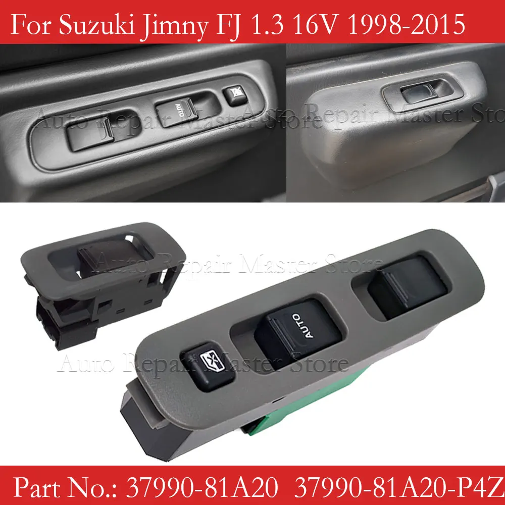 Interruptor de elevalunas Suzuki Jimny 1.5 DDiS 4WD 37995-75F00-T01 - imagen 2