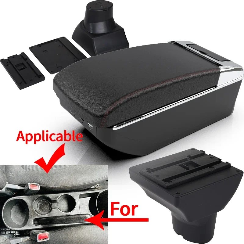 Para Hyundai I20 caja de reposabrazos de coche 2012 detalles de piezas interiores piezas de reequipamiento especiales caja de almacenamiento central accesorios de coche - imagen 2