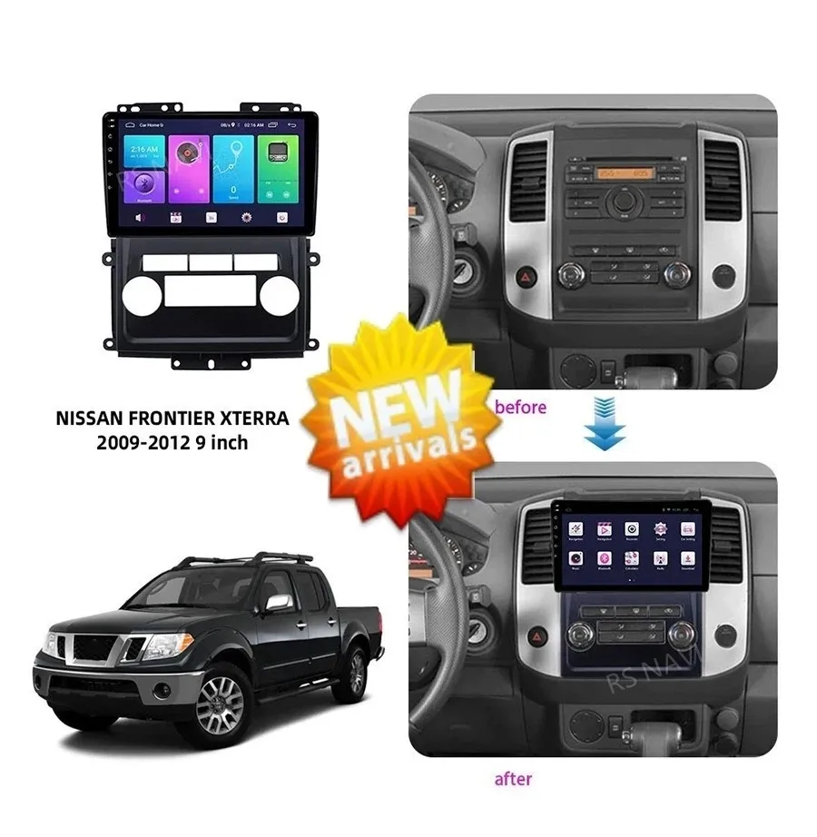 Radio multimedia RSNAVI para Nissan Frontier y Xterra