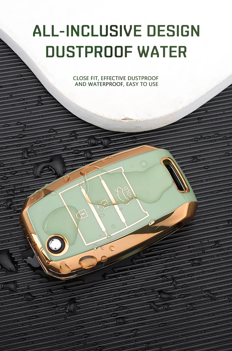 Funda KOLEN para llave de coche compatible con modelos KIA