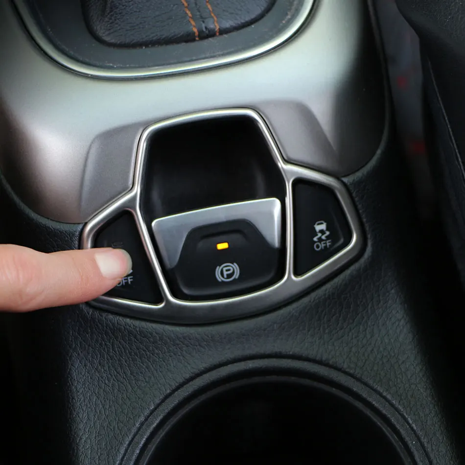 Embellecedor del freno de mano eléctrico para Jeep Compass 2017-2020 - imagen 3