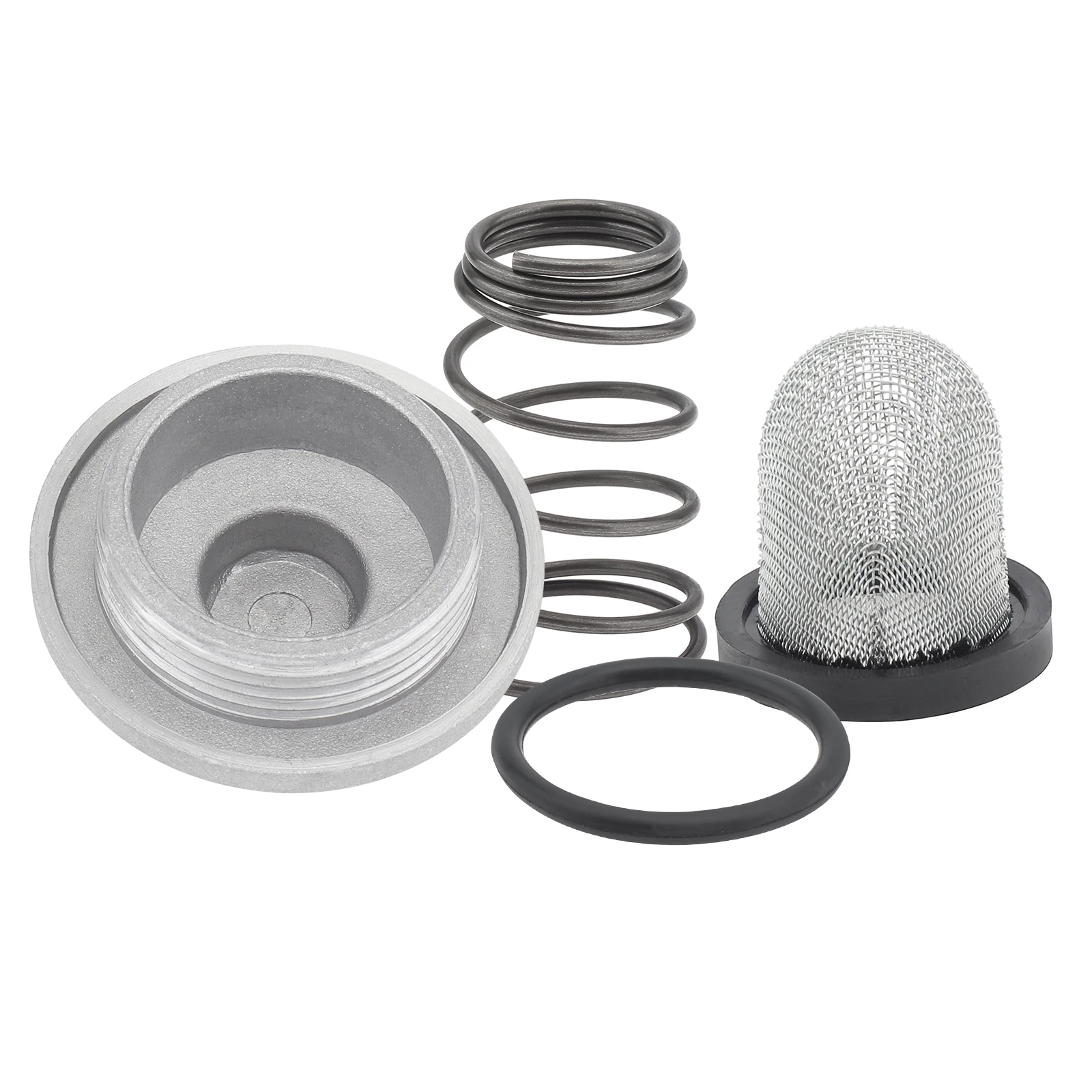Tapón de drenaje de aceite GY6 50 125 150cc con anillo y resorte - imagen 3