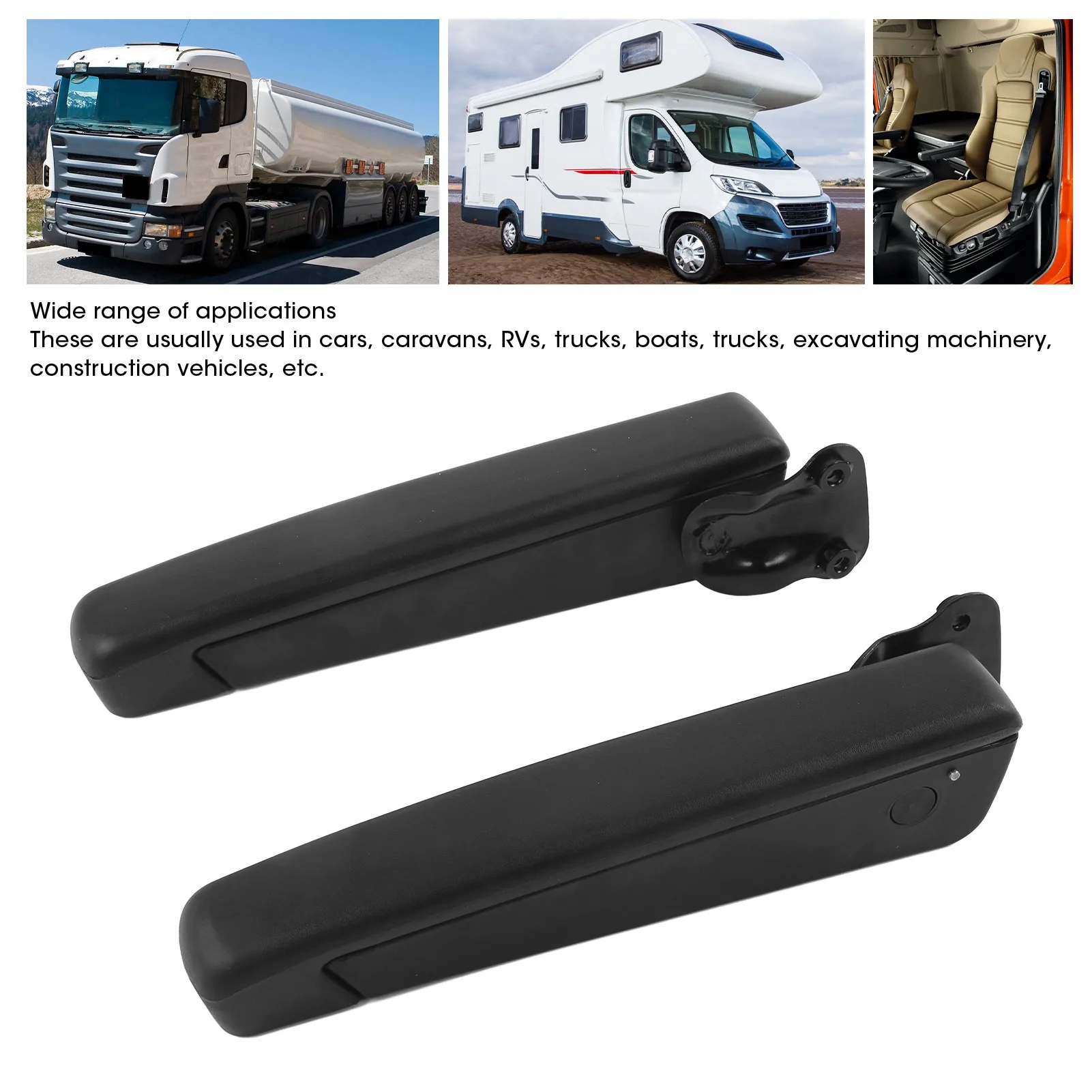 Reposabrazos ajustable acolchado PU Universal asientos coche - imagen 4