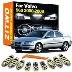 ZITWO Kit de bombillas LED interior para Volvo S60 I (2000-2009)
