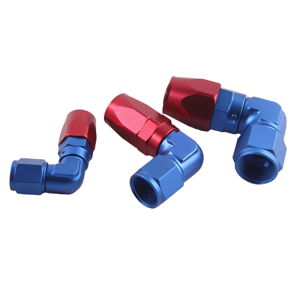 Adaptador AN de manguera para enfriador de aceite forjado, codo - imagen 3