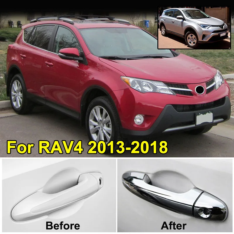 Embellecedor maneta puerta Toyota RAV4 2013-2018 cromado - imagen 2