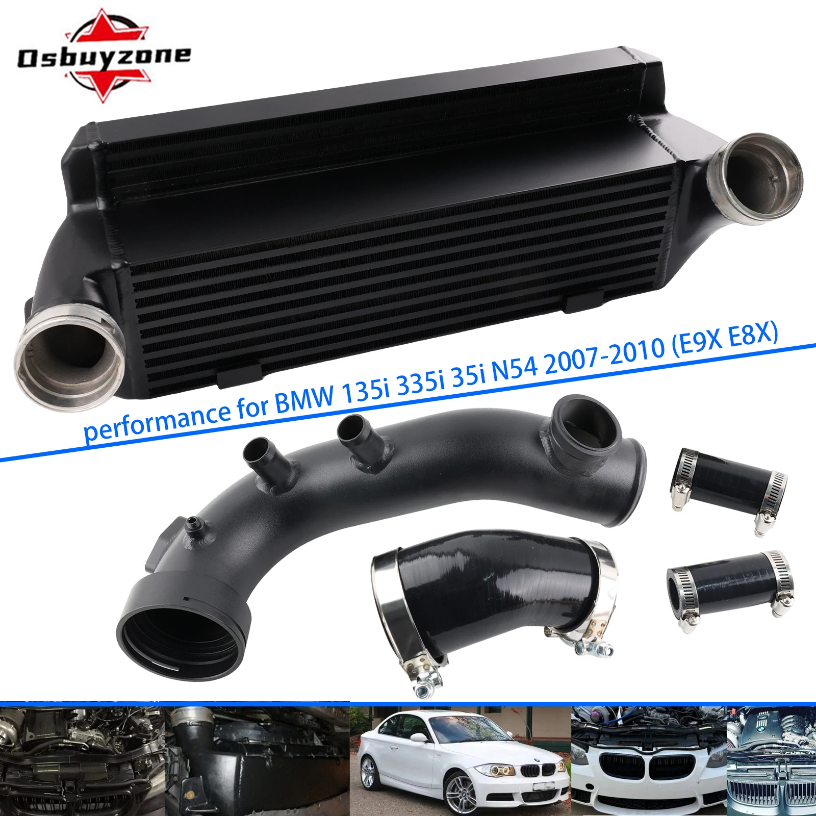 Kit tubo carga + intercooler DO88 BMW N54 135i 335i E90 E93