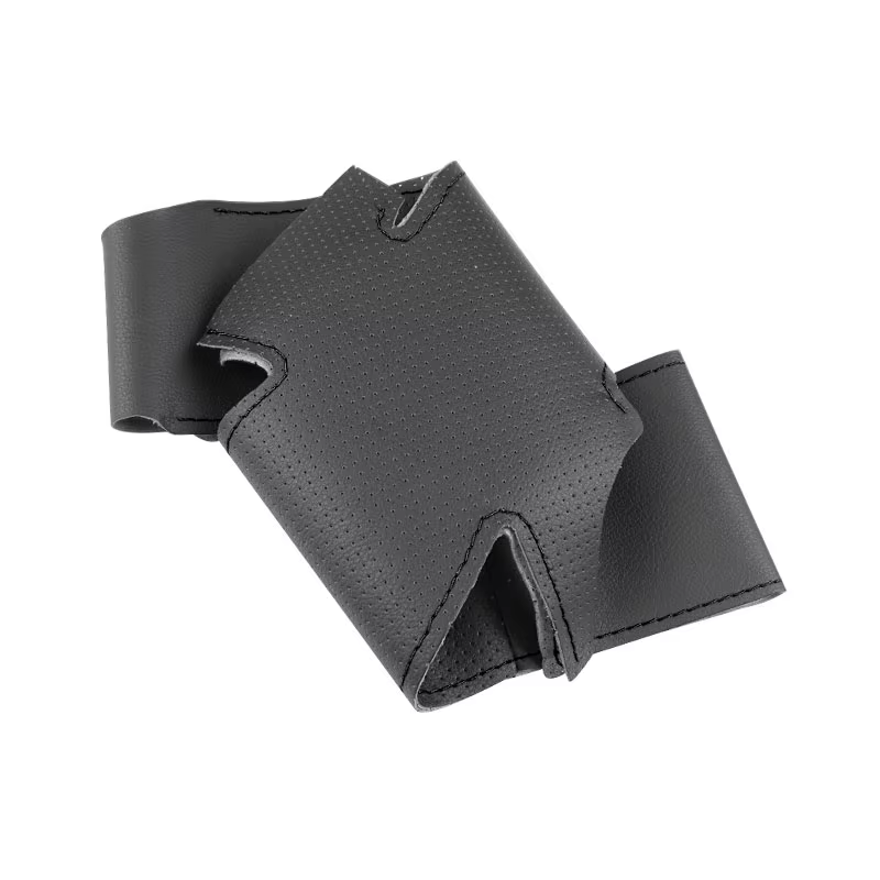 Funda de volante negra perforada para Land Rover Discovery Sport 2015-2018 - imagen 2