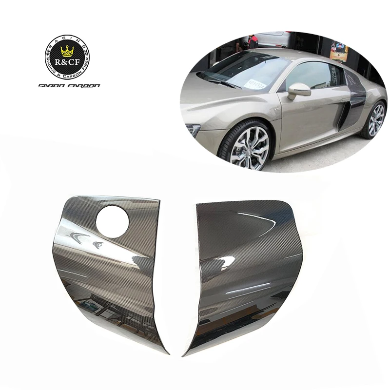 Faldón lateral fibra de carbono Audi R8 estilo OEM 2008-2015