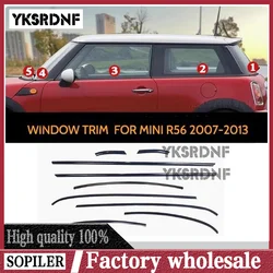 Molduras ventana acero inoxidable negro para Mini F56 R56 Countryman