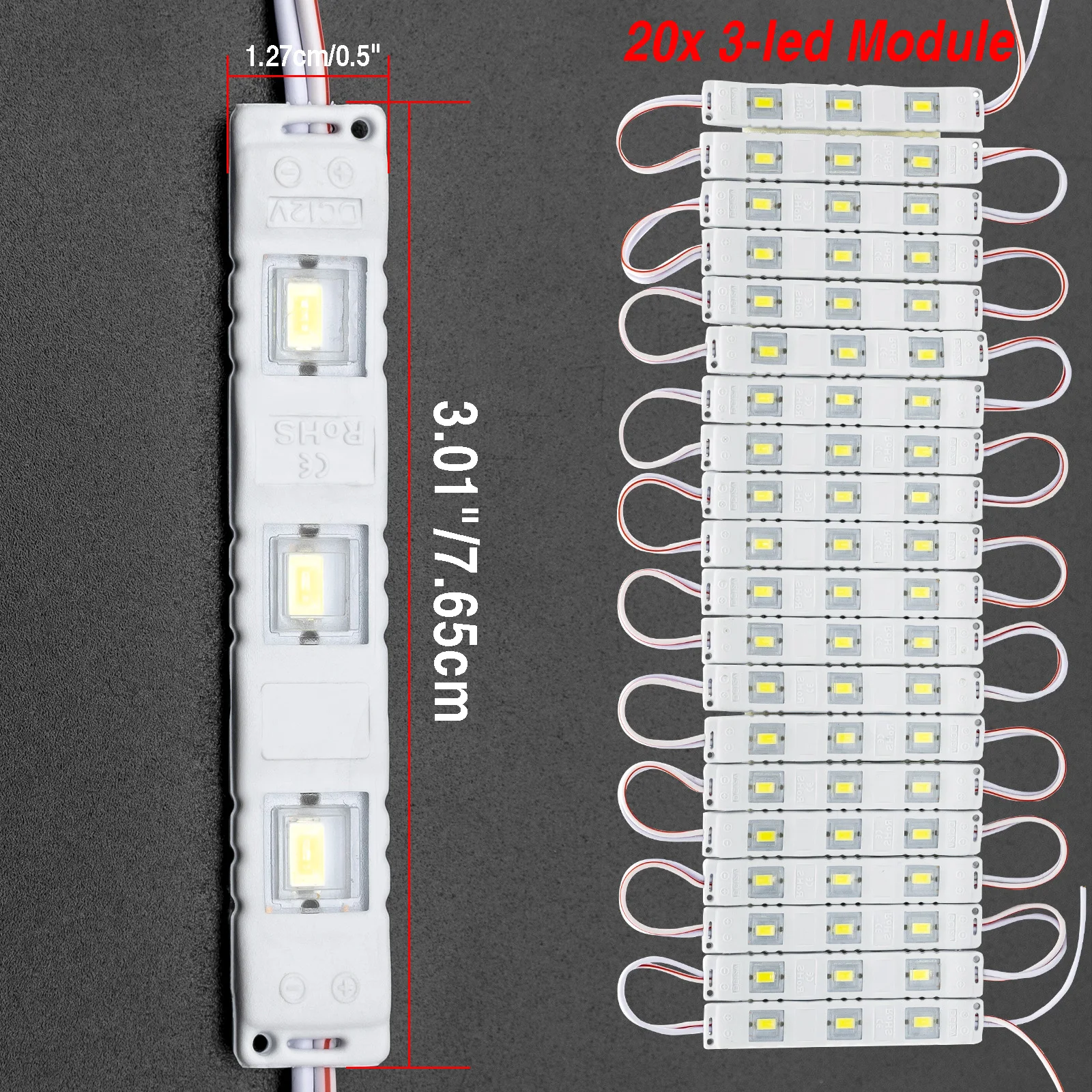 Kit luz interior LED blanca para VW Caddy, Transit y Movano - imagen 2