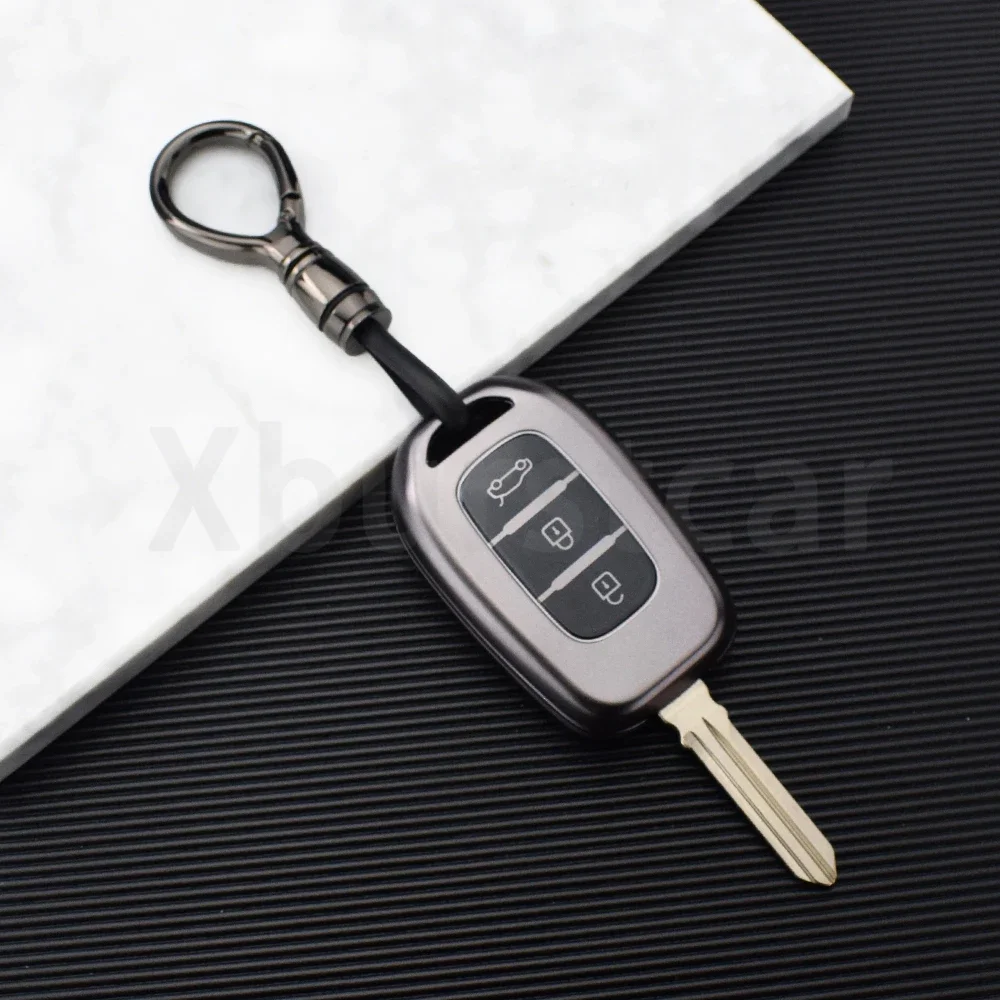 Renault Kwid funda llave TPU gris - compatible Sandero/Logan/Duster - imagen 3