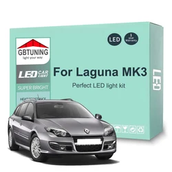 Kit Bombillas LED Interior Canbus Renault Laguna 3 2008-2015