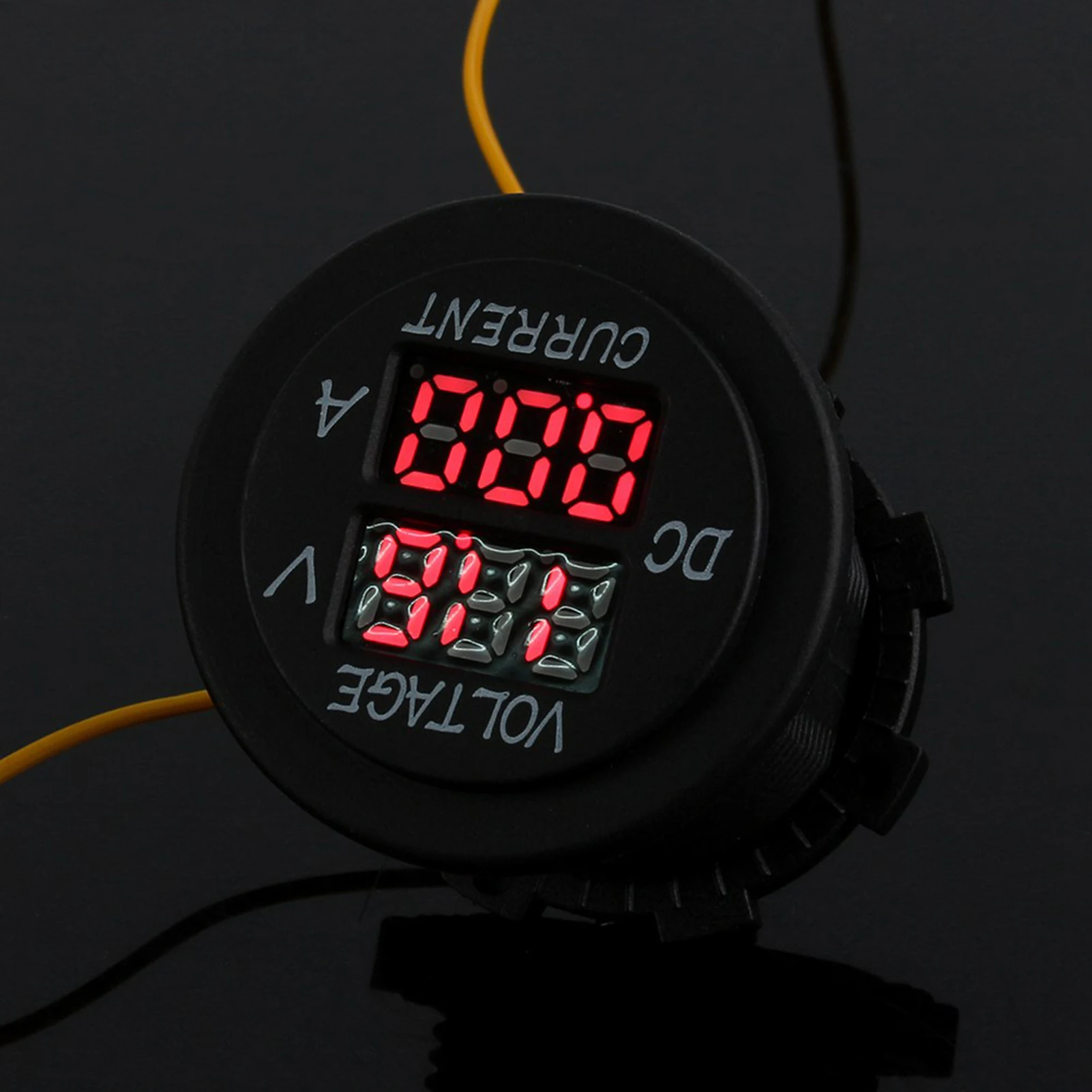 Voltímetro digital LED dual con amperímetro para coche y moto - imagen 3